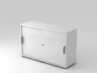 Hammerbacher Schiebetürschrank 2OH 120 x 40 x 74,8 cm SG Korpus in weiß