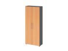 Hammerbacher Schrank 5OH 34,6 cm tief BM Graphit Buche Höhe 188 cm