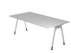 Hammerbacher Schreibtisch A-Fuß 200 x 100 cm in Grau