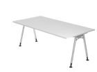 Hammerbacher Schreibtisch A-Fuß 200 x 100 cm in Weiß