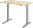 Hammerbacher Schreibtisch XMKA12 120 x 80 cm Platte Ahorn 25 mm dick ABS Dickkante