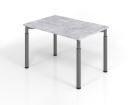 Hammerbacher Schreibtisch mit den Maßen 120 x 80 cm Platte aus Beton Füße Graphit