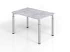 Hammerbacher Schreibtisch höhenverstellbar 120 x 80 cm Platte aus Beton