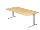 Hammerbacher Schreibtisch C-Fuß 200 x 100 cm Ahorn