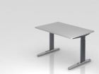 Hammerbacher XB12 Schreibtisch C-Fuß 120 x 80 cm höheneinstellbar Grau / Graphit