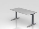 Hammerbacher XB16 Schreibtisch C-Fuß Gestell Graphit 160 x 80 cm Grau