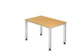 Hammerbacher Schreibtisch 4 Fuß eckig 120 x 80 cm Buche