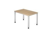 Hammerbacher Schreibtisch 4 Fuß eckig 120 x 80 cm Eiche