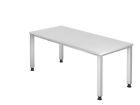 Hammerbacher Schreibtisch 4 Fuß eckig 180 x 80 cm Weiß