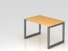 Hammerbacher Schreibtisch RS12 O-Fuß eckig 120 x 80 cm Buche / Graphit