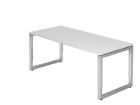 Hammerbacher Schreibtisch RS19 O-Fuß eckig 180 x 80 cm Weiß