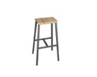 Hammerbacher 2er Set Barhocker zu MPA17 Eiche 