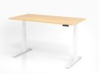 Hammerbacher Sitz Steh-Schreibtisch XDKB16 160 x 80 cm Ahorn / Weiß Platte 25 mm