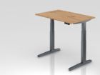 Hammerbacher Sitz-Steh-Schreibtisch Elektroantrieb 2-stufig 120 x 80 cm Asteiche