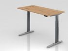 Hammerbacher Sitz-Steh-Schreibtisch 160 x 80 cm Arbeitshöhe 65-130 cm
