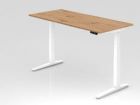 Hammerbacher Sitz-Steh-Schreibtisch XBHM19 C-Fuß Gestell 180 x 80 cm Höhe 65 - 130 cm