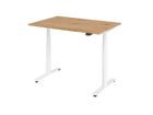 Hammerbacher Sitz-Steh-Schreibtisch 120 x 80 cm Asteiche Arbeitshöhe 63 - 127 cm