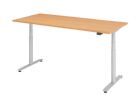 Hammerbacher XDLR19 Sitz-Steh-Schreibtisch 180 x 80 cm Buche Elektroantrieb 2-stufig