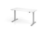 Hammerbacher Sitz-Steh Schreibtisch XMST614 140 x 67 cm Platte Weiß 25 mm