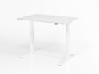 Hammerbacher Sitz Steh Schreibtisch 120 x 80 cm Weiß höhenverstellbar Elektroantrieb 1-stufig