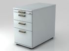 Hammerbacher Standcontainer SG 42,8 x 80 cm 1 Hängeregister Grau