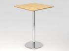 Hammerbacher STH08 Stehtisch 80 x 80 cm Ahorn / Chrom