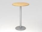 Hammerbacher STH08 Stehtisch 80 cm rund Ahorn / Silber