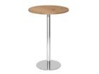 Hammerbacher Stehtisch 80 cm rund Asteiche / Chrom