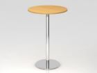 Hammerbacher STH08 Stehtisch 80 cm rund Buche / Chrom