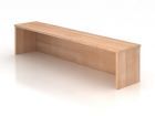 Hammerbacher Thekenaufsatz B 160 x T 32 x H 35 cm 1OH Nussbaum