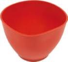 Haromac Gipsbecher konisch 130 x 95 mm Gummi rot