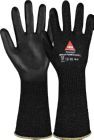 Hase Safety Gloves Schnittschutzhandschuh Genua Foam Black Long Gr. 9