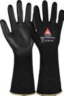 Hase Safety Gloves Schnittschutzhandschuh Genua Foam Black Long Gr. 8