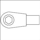 Hazet Bit Einsteck Umschaltknarre 6408-1 9 x 12 mm Einsteck Vierkant 5/16 Zoll