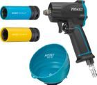 Hazet Schlagschrauber Satz 9012M/4 mit 1/2 Zoll 17 19 Jumbohammer