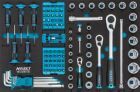 Hazet Werkzeug Satz 163-329/100 mit 1/4 Zoll 1/2 Zoll 3/8 Zoll