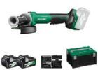 Hikoki Akku Winkelschleifer 125 mm Set G3613DF 2,5 Ah