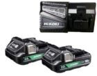 Hikoki Akku Set BSL1820M und UC18YSL 18V 2,0 Ah