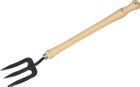 Idealspaten Handgabel 3 Zinken Buchenstiel 40 cm