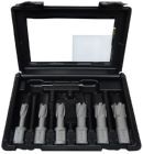 JEPSON HM-Kernbohrerset 35 mm Durchmesser 12,14, 16,18, 20,22 mm plus Auswerfstift