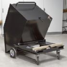 KLW Blechkastenwage komplett dichtgeschweißtem Kippbehälter 1400 x 1105 x 1150 mm
