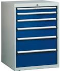 KLW Schubladenschrank Typ SEB0800-05EP-001 800 x 572 x 750 mm 5 Schubladen