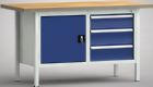KLW Kastenwerkbank 1500 x 700 x 840 mm 1 Flügeltür 3 Schubladen