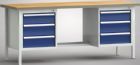 KLW Kombiwerkbank 2000 x 700 x 840 mm mit 6 Schubladen