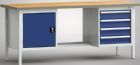 KLW Kombiwerkbank 2000 x 700 x 840 mm 1 Flügeltür 4 Schubladen