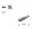 KRAFTWERK 1/4" Schlitz-Bit 25 mm 6.0 x 1.0mm, 5Stk