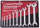 Kraftwerk Doppelgabelschlüssel Satz 6 - 32 mm 10 teilig