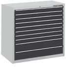 KRAFTWERK Schubladenschrank 562 mit 10 Schubladen 1000x1000x695 mm V150
