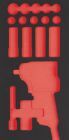 Kraftwerk PRO LINE EVA Einlage für Art. 105.401.027 20 x 40 cm leer