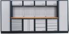 Kraftwerk 6er Komplett Kombi mit Lochwand Mobilio-ExL 3920 mm Buche